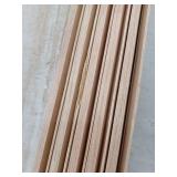 10 Pieces Oak Base, 8ft L x 3 1/4 H, 80 Linear Feet