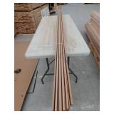 10 Pieces Oak Base, 12ft L x 2 3/4 H, 120 Linear Feet