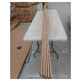 10 Pieces Oak Base, 12ft L x 2 3/4 H, 120 Linear Feet