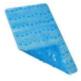 Bathtub Mat Non-Slip with Soft Bristles, Translucent Blue