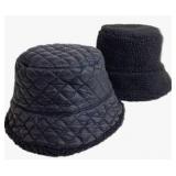 Sukeen Reversible Quilted Sherpa Bucket Hat