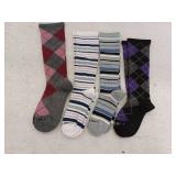 Tommie Copper Womens 4 Pack Compression Socks, 4-6.5