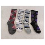 Tommie Copper Womens 4 Pack Compression Socks, 4-6.5