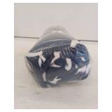 Smile Bee Sherpa Fleece Throw Blanket, Throw Size Soft Cozy Double-Sided Blankets, Thick Plush Warm Blanket for Bed Couch Sofa, 50 x 60 inches, Navy