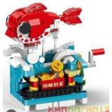 Koi Fish Food Cart Building Block Set