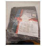 SMILETIME Dark Grey 63in Long Velvet Curtains with Rod Pocket, Set of 2 Panels, 52 x 63 Inches Long