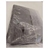 SMILETIME Dark Grey 63in Long Velvet Curtains with Rod Pocket, Set of 2 Panels, 52 x 63 Inches Long