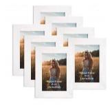 PETAFLOP 4x6 White Picture Frame Set of 7