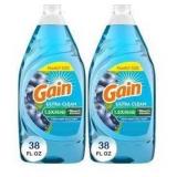 Gain Ultra Bleach Dish Soap - Honey Berry Hula 2-Pack