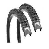 SIMEIQI Mountain Bike Tire Set with Patches 20"x1.75"