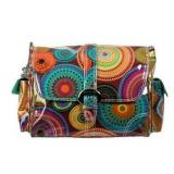Womens Kalencom Laminated Diaper Bag  14" x 6" x 11"