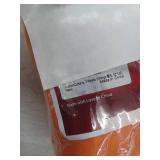 Orange Blackout Curtains - 52x132 inch Length Set of 2 panels