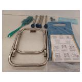 Adjustable Height Folding Shower Chair