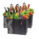 PLANET E Reusable Grocery Bags - Heavy Duty Shopping Bags with Handles