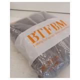 BTFBM Gray Wool Scarf with Contrast Stitching Size Small