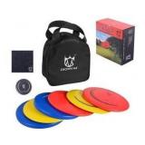 CROWN ME Disc Golf Set with 6 Discs and Starter Disc Golf Bag