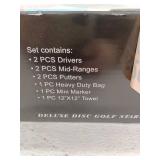 CROWN ME Disc Golf Set with 6 Discs and Starter Disc Golf Bag