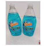 Gain Ultra Bleach Dish Soap - Honey Berry Hula 2-Pack