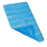 Bathtub Mat Non-Slip with Soft Bristles, Translucent Blue