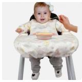 Sevibebe High Chair Cover with Disposable Sleeved Bib, 5 Pack