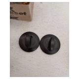 Kwikset 663-514.DS One-Sided Bolt Matte Black, 2 Pack