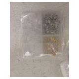 Large set of Earring  Backs & Flexible Elastic String Cord Set for Beading