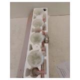 Hampton Bay Olgelthorpe 4-Light Brushed Nickel Finish Bathroom Vanity Light, Chrome