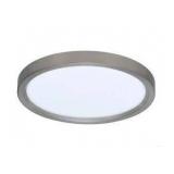 RP Lighting 4325D-1-30-BN 12in Wide Flush Mount Ceiling Light, Brushed Nickel
