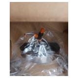 Hampton Bay Champlain 31.5 in. 4-Light Brushed Nickel Modern Bathroom Vanity Light with Clear Glass Shades