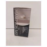 Pavlen 1-Light Brushed Nickel Contemporary Hanging Mini Pendant with Clear Glass Shade