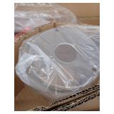 Champlain 22.375 in. 3-Light Brushed Nickel Modern Bathroom Vanity Light with Clear Glass Shades