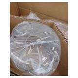 Champlain 22.375 in. 3-Light Brushed Nickel Modern Bathroom Vanity Light with Clear Glass Shades