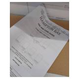 Champlain 22.375 in. 3-Light Brushed Nickel Modern Bathroom Vanity Light with Clear Glass Shades