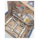 T And S Brass B-2866-05-Fc15 1.4 GPM 8  Concealed Deck Mounted Lavatory Faucet - Chrome