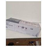 Champlain 22.375 in. 3-Light Brushed Nickel Modern Bathroom Vanity Light with Clear Glass Shades