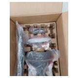 Ceva 44 in. Indoor/Outdoor Matte Black with Matte Black Blades Ceiling Fan with Adjustable White with Remote Included