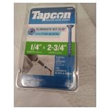 Tapcon 5033669 2.75 in. Star Flat Head Concrete Screws  Pack of 25, lot of 6 packs