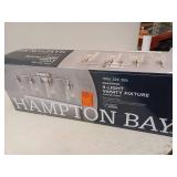 Wakefield 31 in. 4-light Chrome Modern indoor vanity with Clear Glass Shades