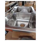 Elkay Double Bowl Kitchen Sink 33x22