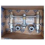 T And S Brass B-2866-05-Fc15 1.4 GPM 8  Concealed Deck Mounted Lavatory Faucet - Chrome