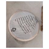 RP Lighting 4325D-1-30-BN 12in Wide Flush Mount Ceiling Light, Brushed Nickel