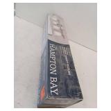 Hampton Bay Olgelthorpe 4-Light Brushed Nickel Finish Bathroom Vanity Light, Chrome