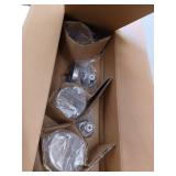 Champlain 22.375 in. 3-Light Brushed Nickel Modern Bathroom Vanity Light with Clear Glass Shades