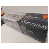 Champlain 22.375 in. 3-Light Brushed Nickel Modern Bathroom Vanity Light with Clear Glass Shades