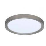 RP Lighting 4325D-1-30-BN 12in Wide Flush Mount Ceiling Light, Brushed Nickel