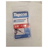 Tapcon 5033613 1.75 in. Star Flat Head Concrete Screws  Pack of 25, Lot of 6