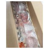 Home Decorators Collection Evelyn 60-Watt Clear Glass Shades Brushed Nickel Finish Vanity 3 Light