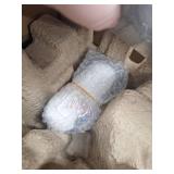 Harbor Breeze Calverton Easy2Hang 52-in Brushed Nickel with Light Brown Woodgrain/Gray Blades Color-Changing Integrated LED Flush Mount Ceiling Fan With Light 5 -Blade