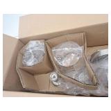 Champlain 22.375 in. 3-Light Brushed Nickel Modern Bathroom Vanity Light with Clear Glass Shades