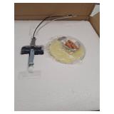 Progress Lighting 12  Traditional 2 Light White Ceiling Light Decorative Square Glass Shade